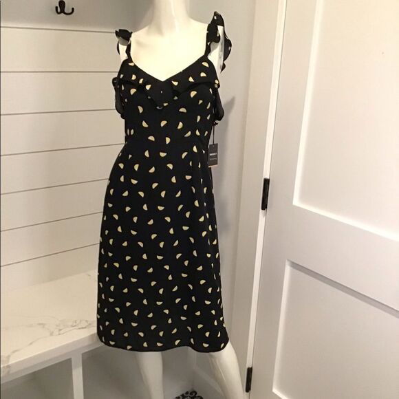 Forever 21 lemon dress - Picture 2 of 6